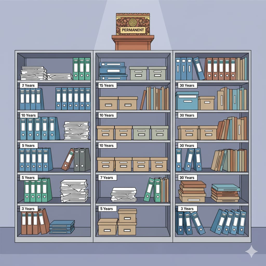 文書の保存年数