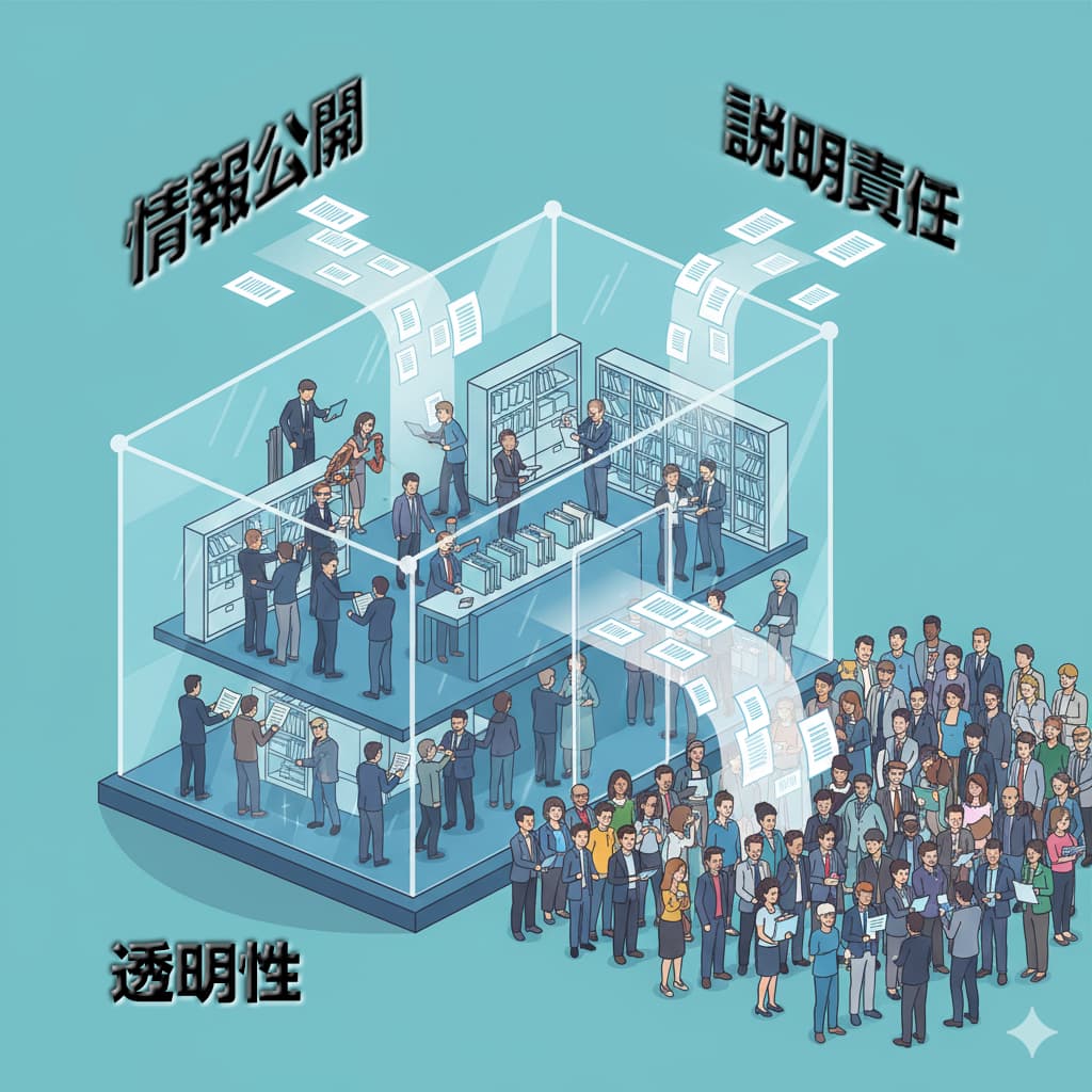 文書管理における日米の比較